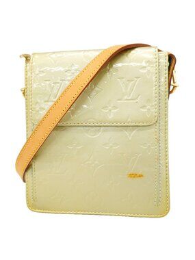 Louis Vuitton Shoulder Bag Vernis Mott Gray